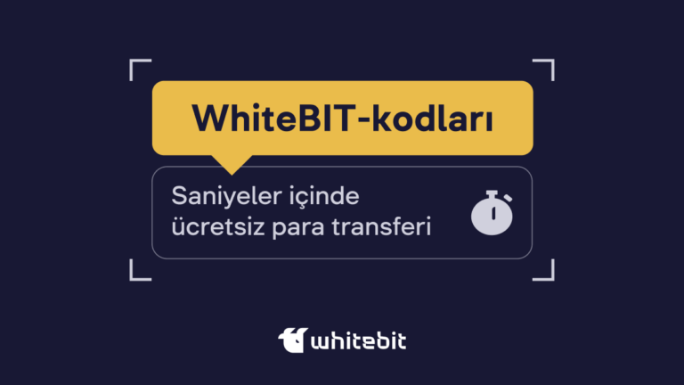 WhiteBIT kodları nasıl kullanılır?