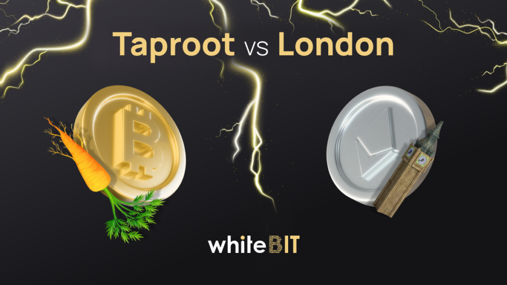 Taproot и London: сравнение обновлений лидирующих блокчейнов
