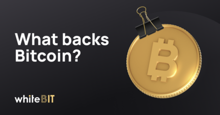 What backs Bitcoin?