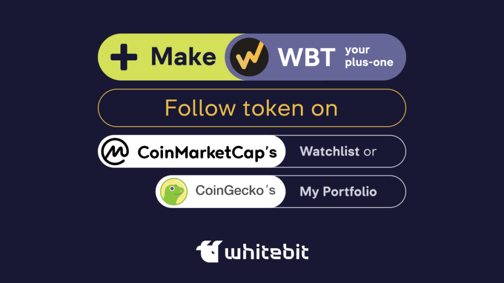 How to start tracking WBT on CoinMarketCap and CoinGecko?