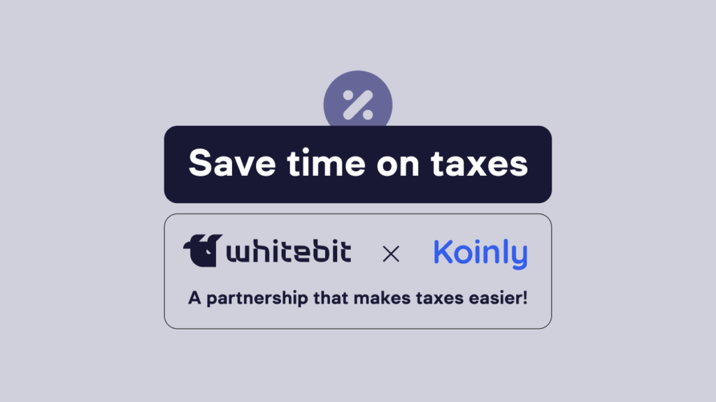 WhiteBIT x Koinly A partnership that makes taxes easier!