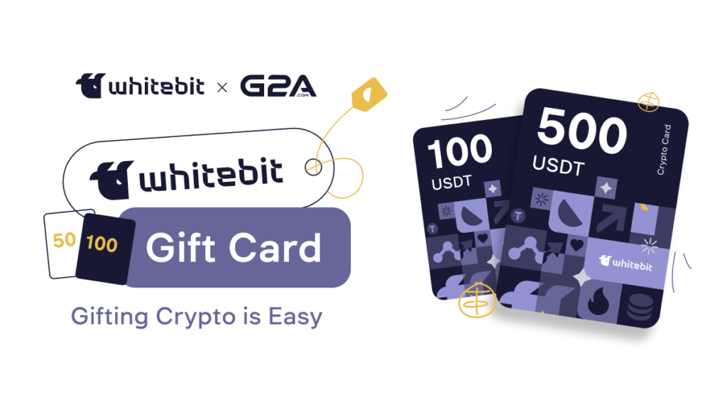 The WhiteBIT Gift Card is Available on G2A.COM