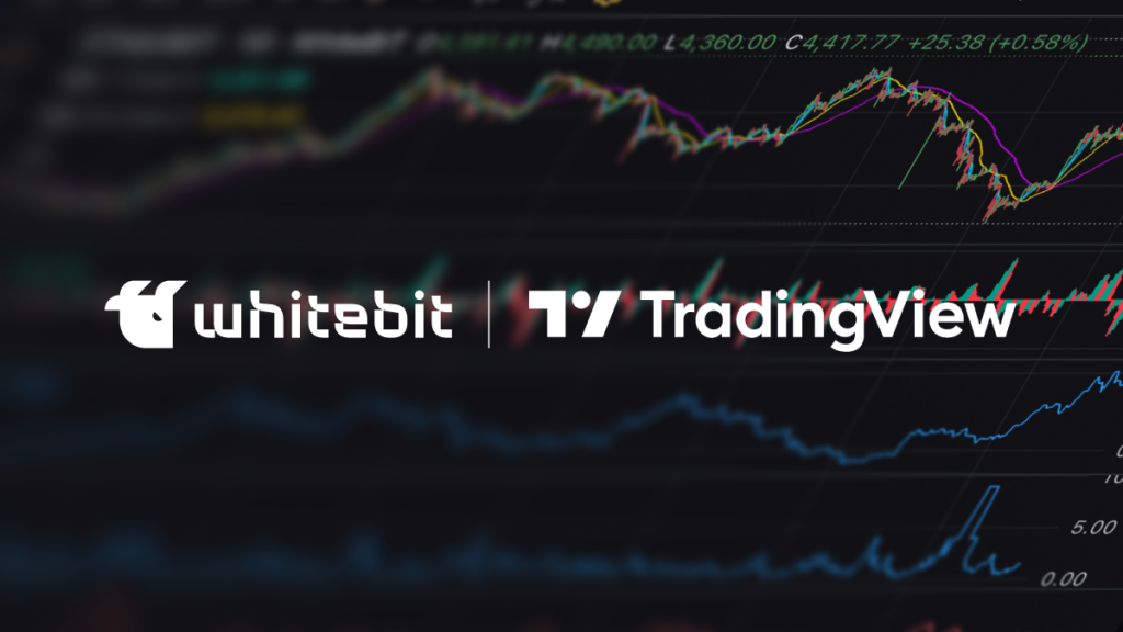 Знаходь нові торгові можливості завдяки просунутому графіку TradingView на WhiteBIT