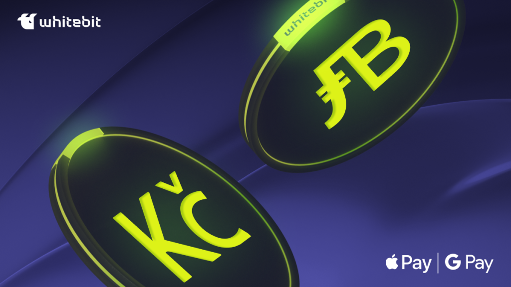 Поповнення балансу через Apple Pay та Google Pay тепер і для CZK та BGN