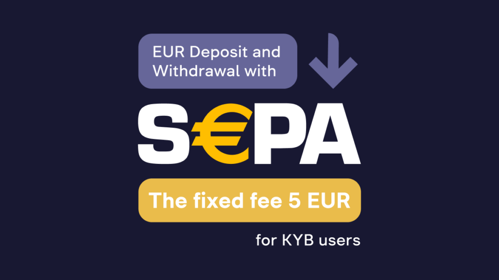 Optimized Fee on SEPA Deposits and Withdrawals for B2B Clients