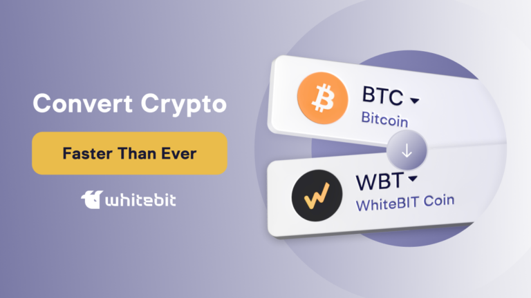 All You Need to Know About WhiteBIT “Convert”. How to Use a Crypto Converter?