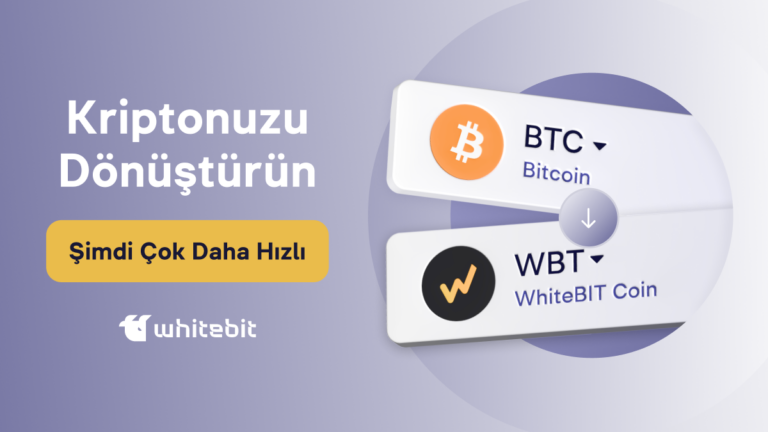 WhiteBIT “Dönüştürücü” Hakkında Bilmeniz Gereken Her Şey. Kripto Dönüştürücü Nasıl Kullanılır?