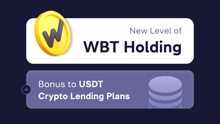 Crypto Lending Bonus and New WBT Holding Level: More Privileges for Holding WhiteBIT Coin