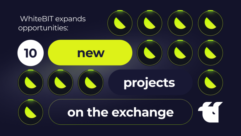 WhiteBIT Expands Opportunities: 10 New Projects on the Exchange for Your Portfolio