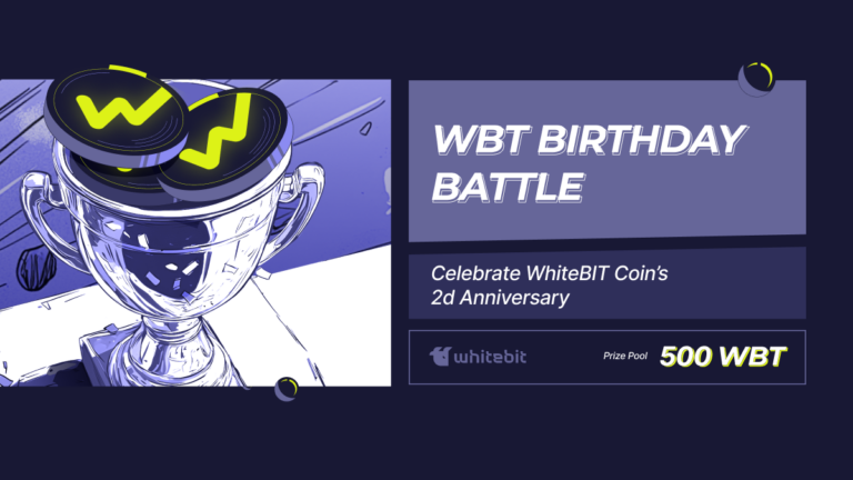 Join us in celebrating the second anniversary of WhiteBIT Coin and stand a chance to win WBT!